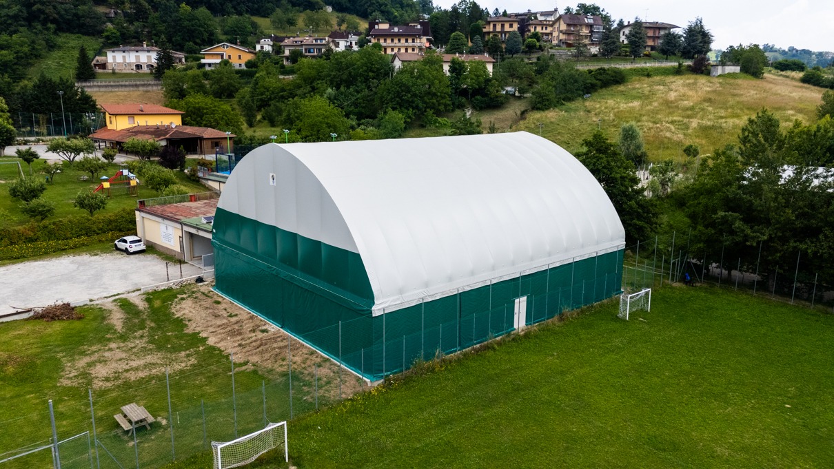 Complex sportiv Padel DueA — vedere aeriană